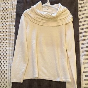 Charter Club Cream Turtleneck Sweater